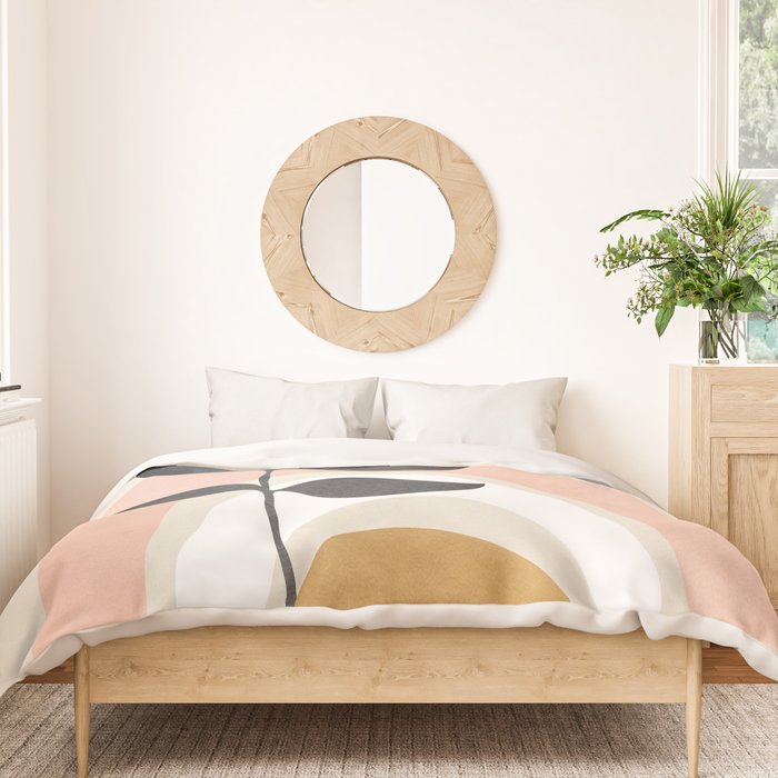 Minimal Abstract Shapes 16 Duvet Cover Gallery Image 3
