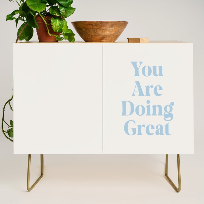You Are Doing Great Baby Blue Credenza Gallery Image 1