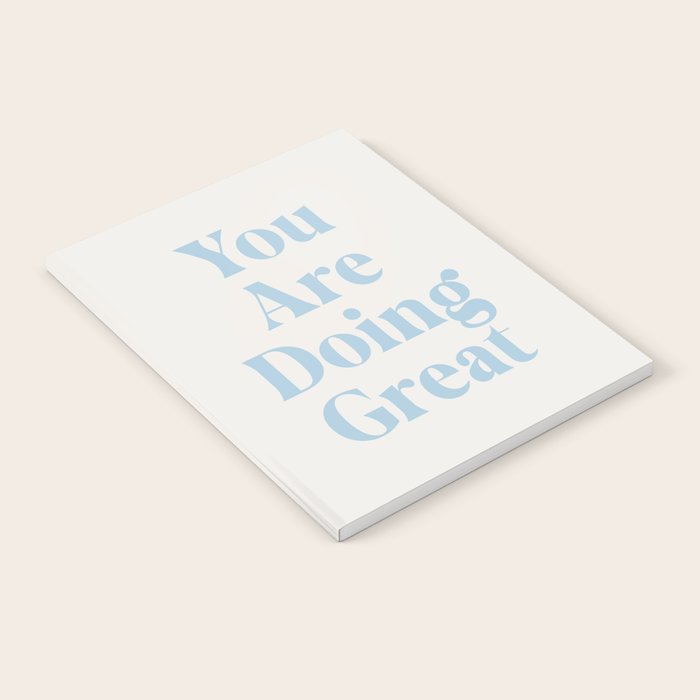 You Are Doing Great Baby Blue Notebook Gallery Image 2