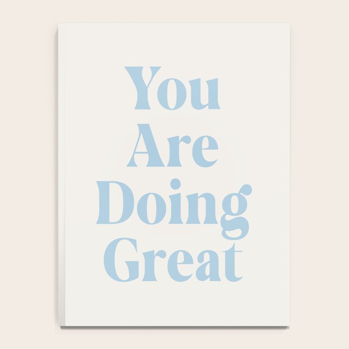 You Are Doing Great Baby Blue Notebook Gallery Image 4