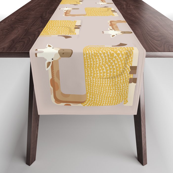 Whimsical Giraffe Table Runner Gallery Image 1