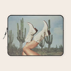 These Boots - Cactus & Yeehaw Landscape Laptop Sleeve Gallery Image 1
