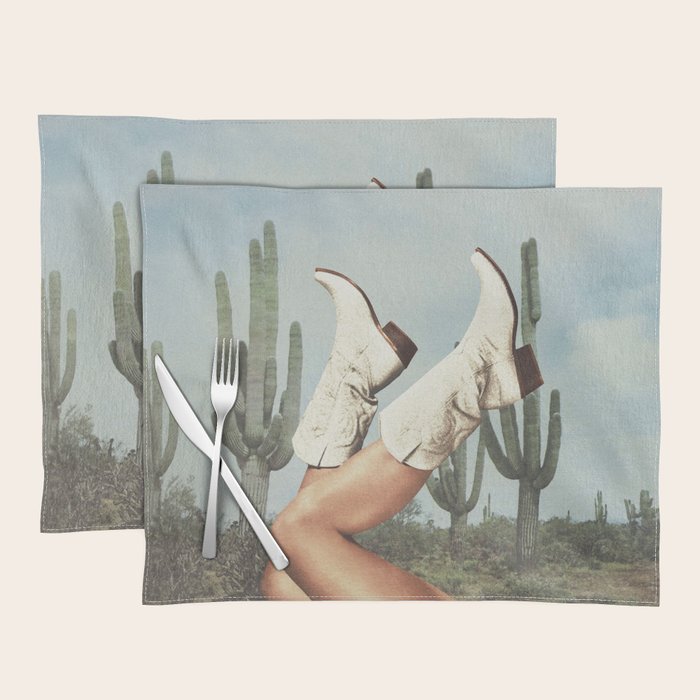 These Boots - Cactus & Yeehaw Landscape Placemat Gallery Image 1