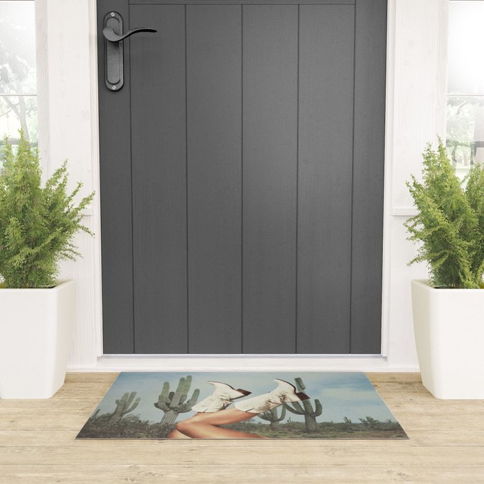 These Boots - Cactus & Yeehaw Landscape Welcome Mat Gallery Image 3