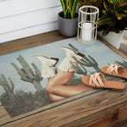 These Boots - Cactus & Yeehaw Landscape Outdoor Rug Gallery Image 2