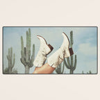 These Boots - Cactus & Yeehaw Landscape Desk Mat Gallery Image 3