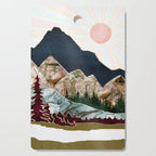 Retro Autumn Vista Cutting Board Gallery Image 1