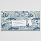 Wildlife Safari Savannah blue Desk Mat Gallery Image 1