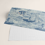 Wildlife Safari Savannah blue Wrapping Paper Gallery Image 2