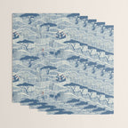 Wildlife Safari Savannah blue Wrapping Paper Gallery Image 3