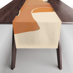 Modern Abstract Colorful Shapes Table Runner Gallery Image 1