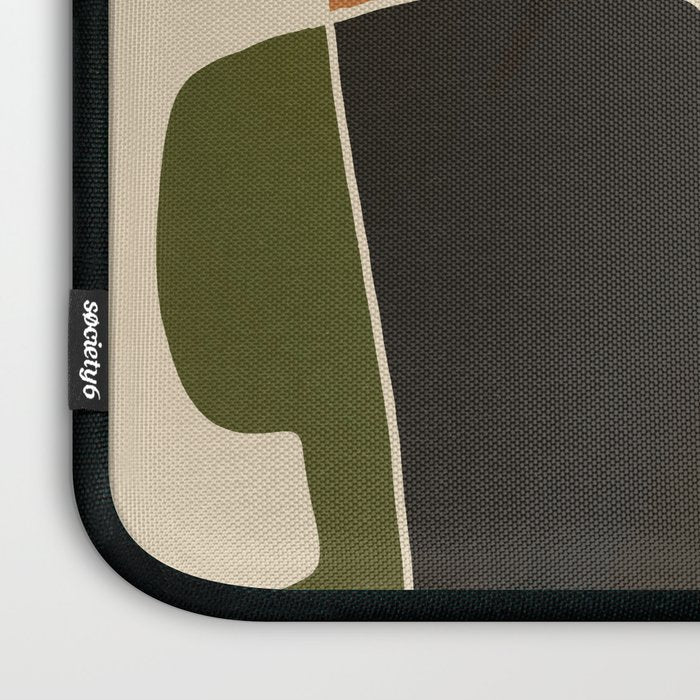 Modern Abstract Colorful Shapes Laptop Sleeve Gallery Image 3