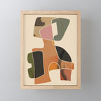 Modern Abstract Colorful Shapes Mini Art Print Gallery Image 1