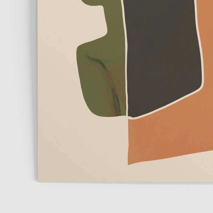 Modern Abstract Colorful Shapes Poster Gallery Image 3