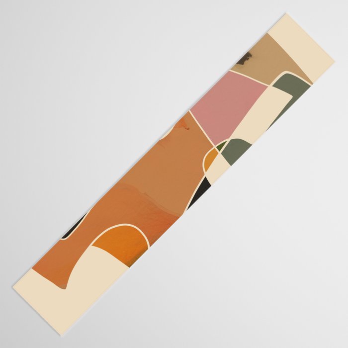 Modern Abstract Colorful Shapes Table Runner Gallery Image 3