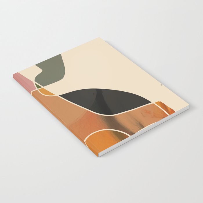 Modern Abstract Colorful Shapes Notebook Gallery Image 2