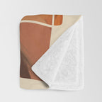 Modern Abstract Colorful Shapes Throw Blanket Gallery Image 3