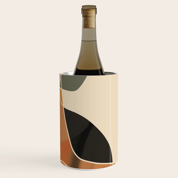 Modern Abstract Colorful Shapes Wine Chiller Gallery Image 3