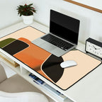 Modern Abstract Colorful Shapes Desk Mat Gallery Image 2