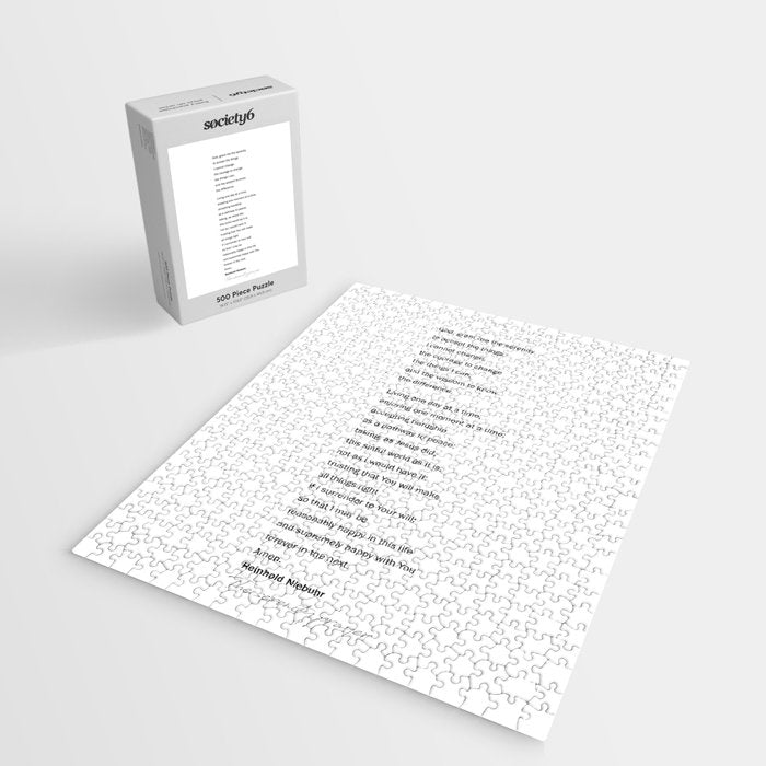 The Serenity Prayer Jigsaw Puzzle Gallery Image 2