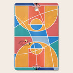 Shooting Hoops Street Basketball From Above  Cutting Board Gallery Image 1