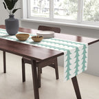 Maude Pattern - Teal Green Table Runner Gallery Image 2