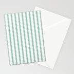 Maude Pattern - Teal Green Stationery Card Gallery Image 2