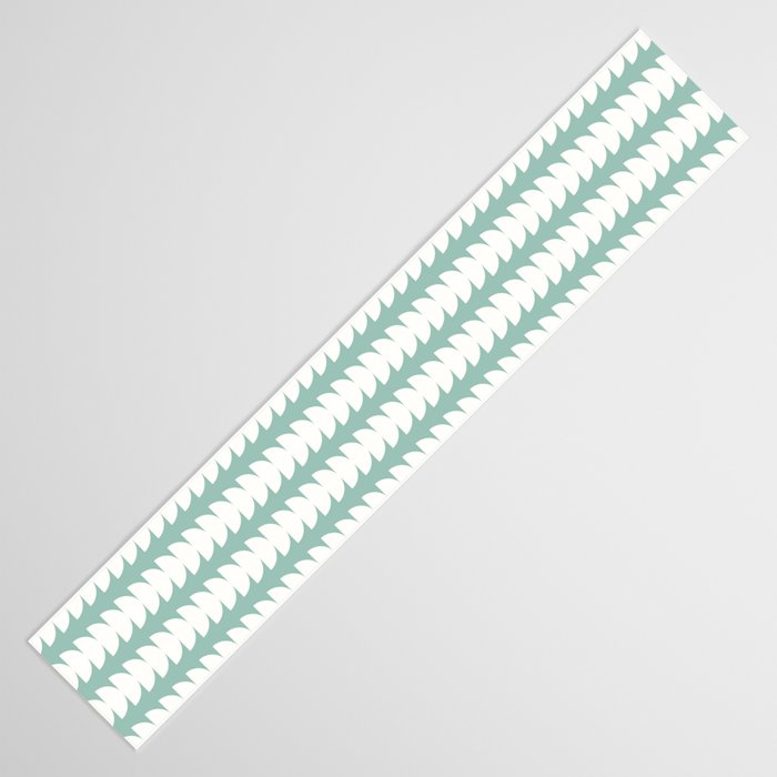Maude Pattern - Teal Green Table Runner Gallery Image 3