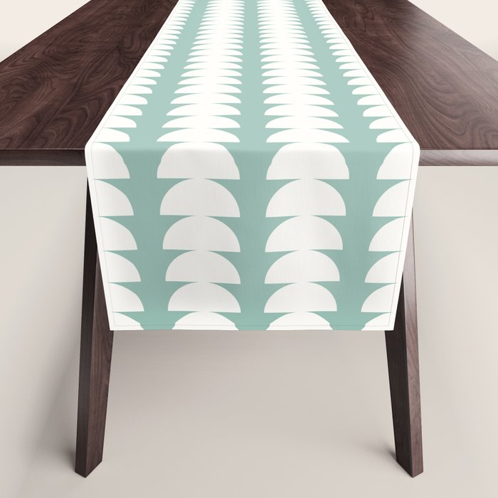 Maude Pattern - Teal Green Table Runner Gallery Image 1