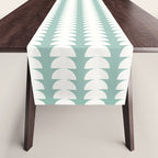 Maude Pattern - Teal Green Table Runner Gallery Image 1