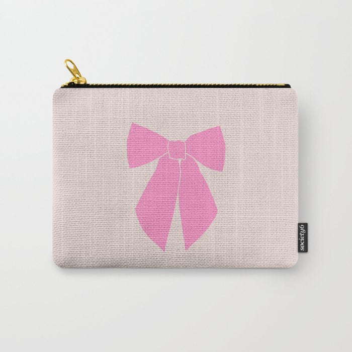 Pink Bow Carry All Pouch Gallery Image 1