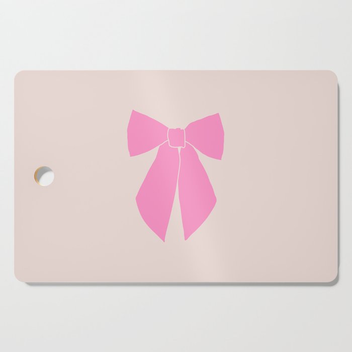 Pink Bow Cutting Board Gallery Image 1
