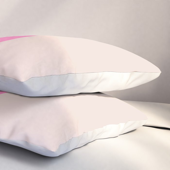 Pink Bow Pillow Sham Gallery Image 3