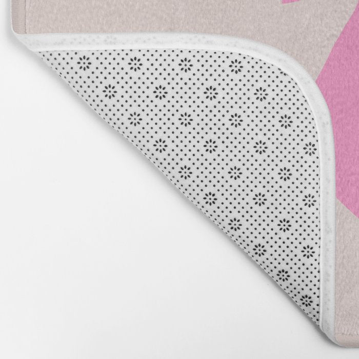 Pink Bow Bath Mat Gallery Image 2