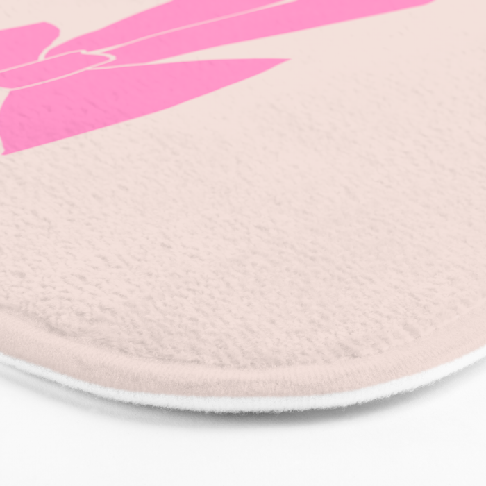 Pink Bow Bath Mat Gallery Image 3