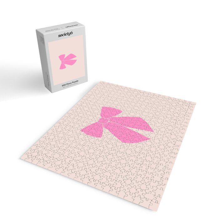 Pink Bow Jigsaw Puzzle Gallery Image 2