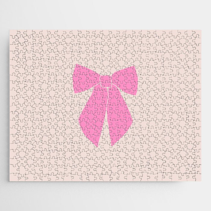 Pink Bow Jigsaw Puzzle Gallery Image 1