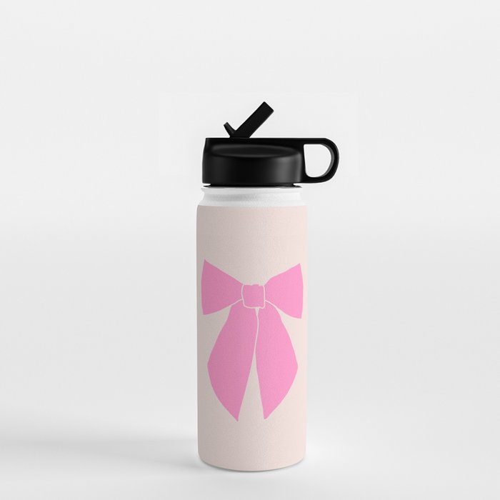 Pink Bow Water Bottle Gallery Image 1