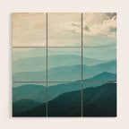 Turquoise Smoky Mountains - Wanderlust Nature Photography Wood Wall Art Gallery Image 1