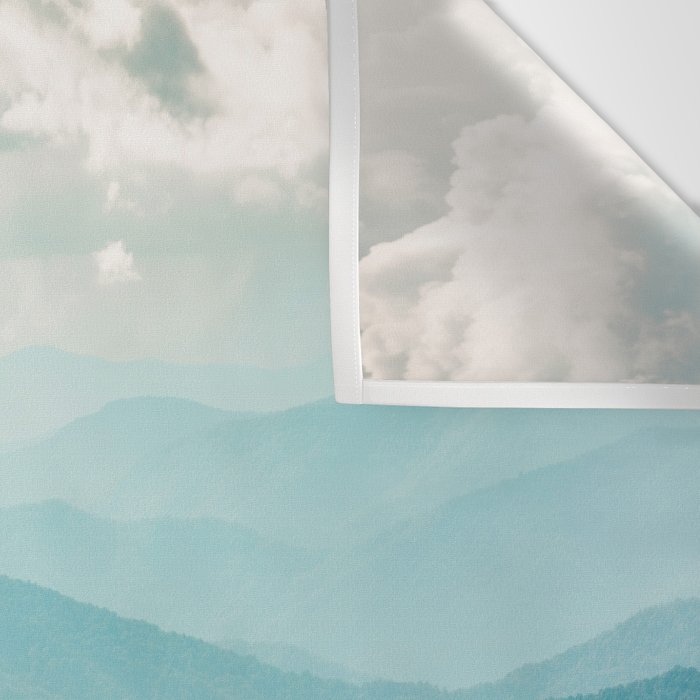 Turquoise Smoky Mountains - Wanderlust Nature Photography Wall Tapestry Gallery Image 3