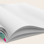 Landscape mountains 001 (Pink version) Notebook Gallery Image 2