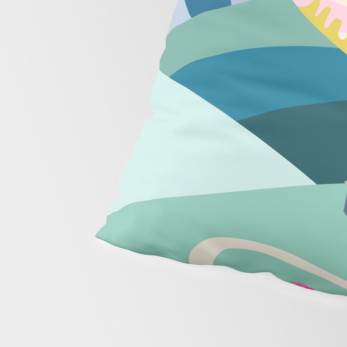 Landscape mountains 001 (Pink version) Pillow Sham Gallery Image 4