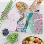 Landscape mountains 001 (Pink version) Cutting Board Gallery Image 2