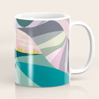 Landscape mountains 001 (Pink version) Coffee Mug Gallery Image 1