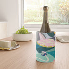 Landscape mountains 001 (Pink version) Wine Chiller Gallery Image 4