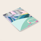 Landscape mountains 001 (Pink version) Notebook Gallery Image 3