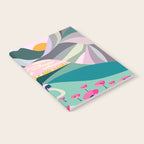 Landscape mountains 001 (Pink version) Notebook Gallery Image 2