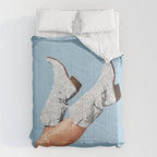 These Boots - Glitter Blue Landscape Comforter Gallery Image 6