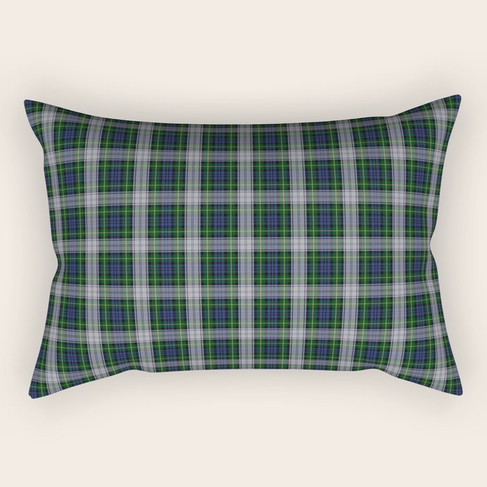 Dress Gordon Scottish Tartan Plaid Pattern Rectangular Pillow Gallery Image 2