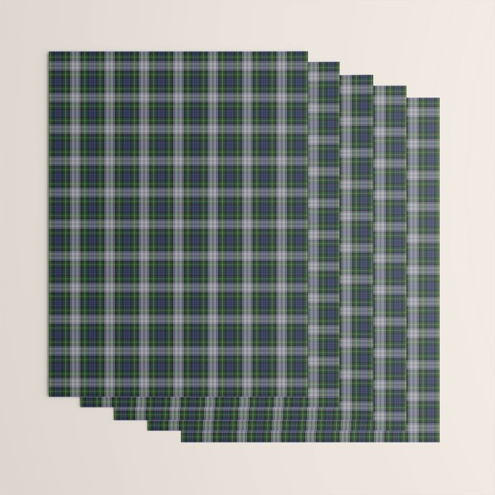 Dress Gordon Scottish Tartan Plaid Pattern Wrapping Paper Gallery Image 3